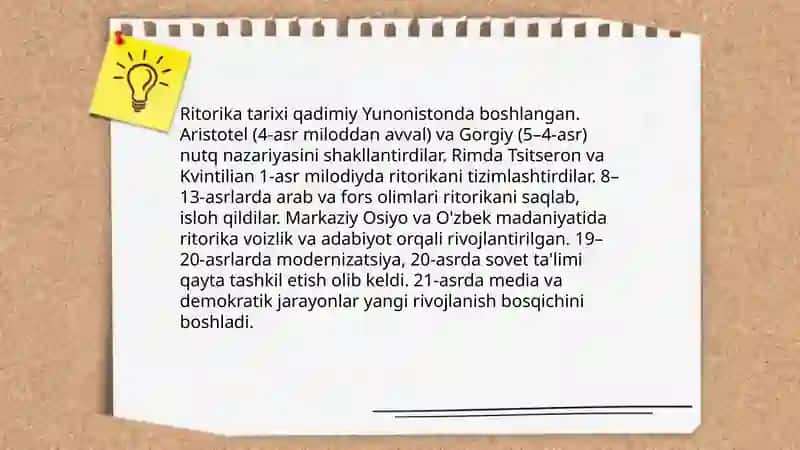 Nutq madaniyati ritorika va voizlik 4