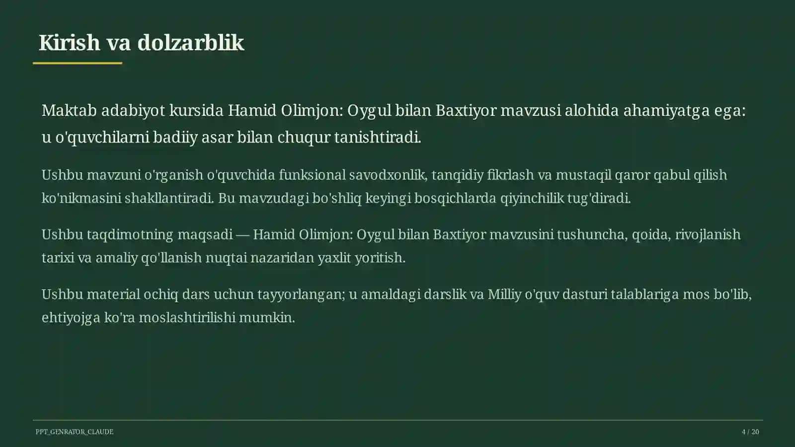 Oygul bilan Baxtiyor (5-sinf) 4