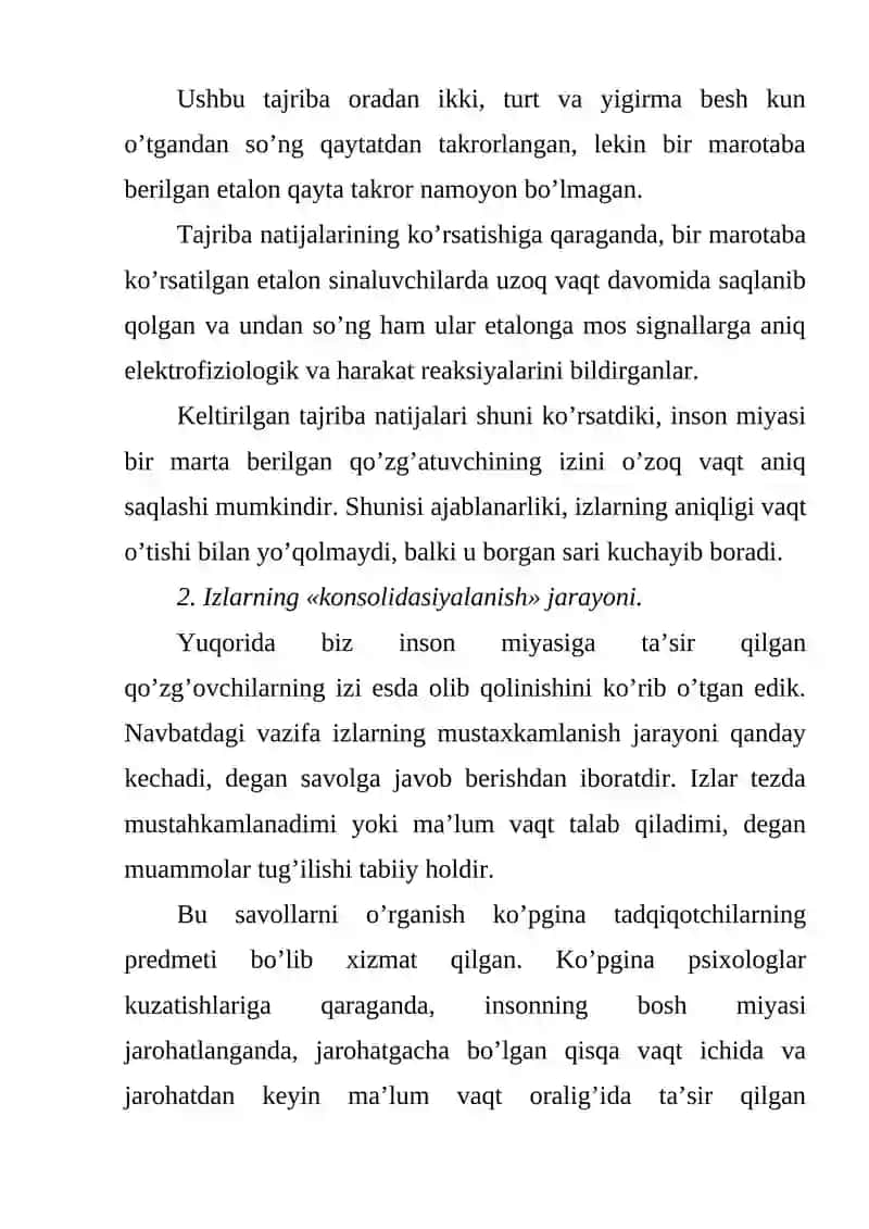 XOTIRANING NERV FIZIOLOGIK ASOSI VA XOTIRA NAZARIYASI 4