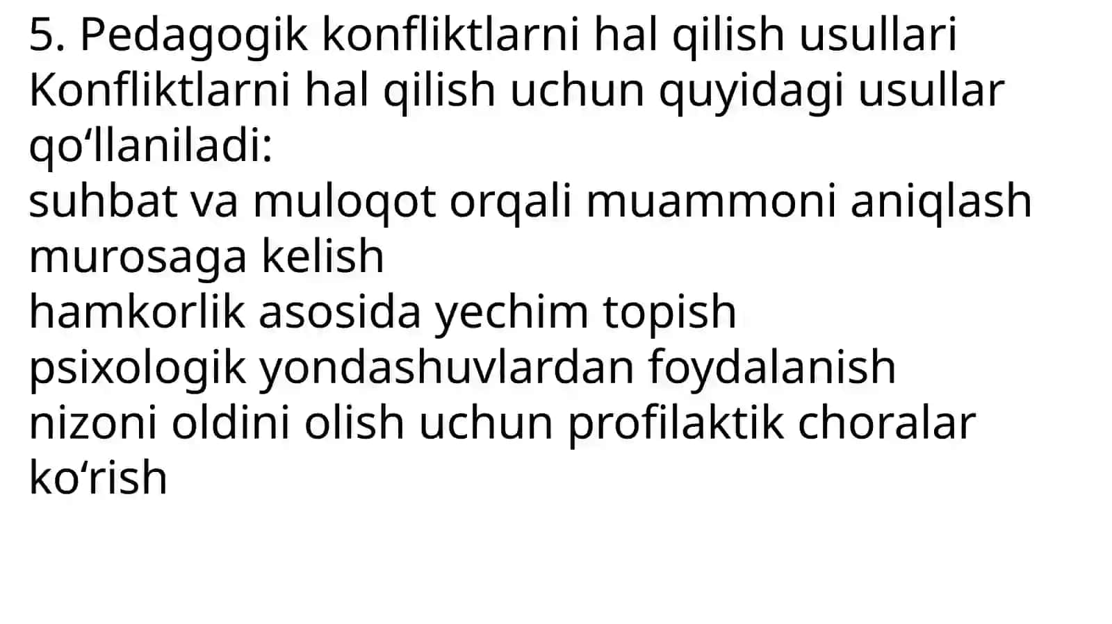 Pedagogik konfliktologiyaning ilmi yasoslari 4