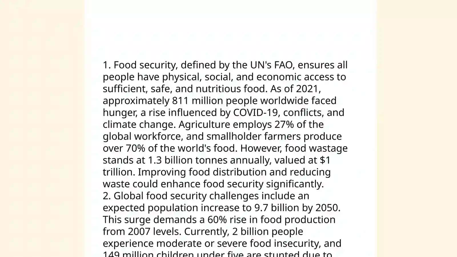 Sustainable Agriculture 4