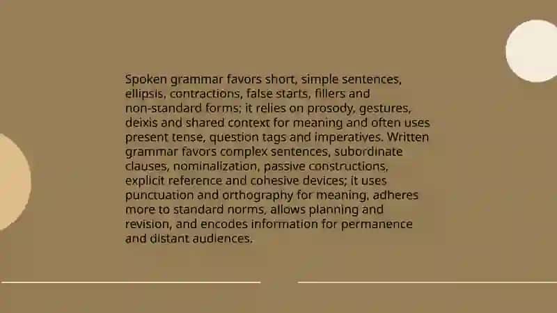 The relation between speech and writing 4