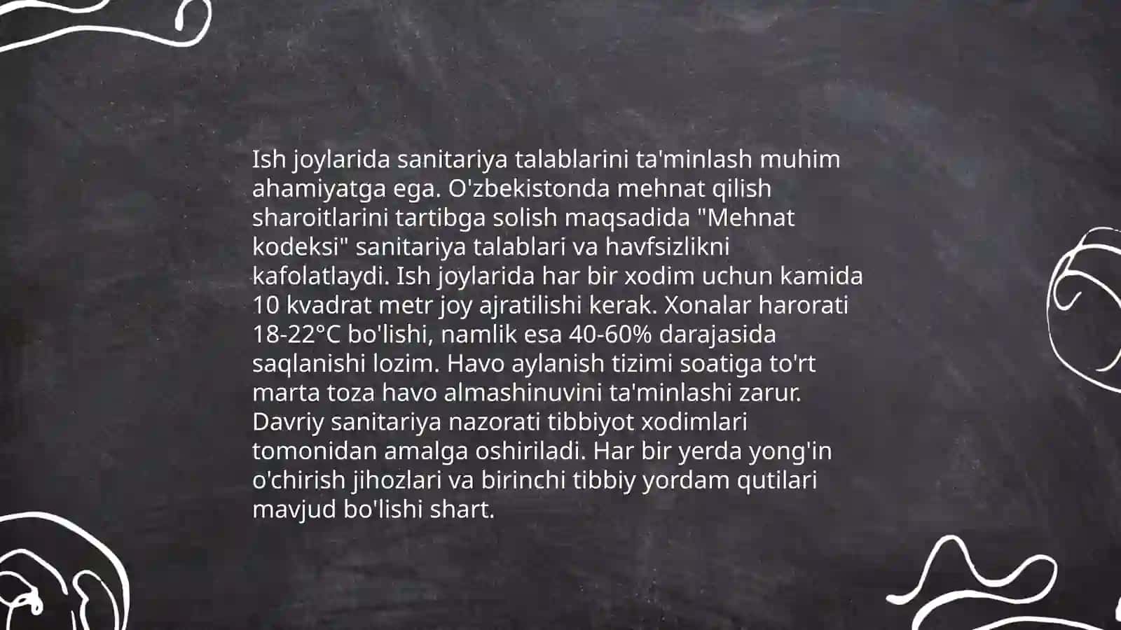 Mehnatni muhofaza qilish sohasida qabul qilingan qonun, qaror, farmon va nizomlar tahlili 4
