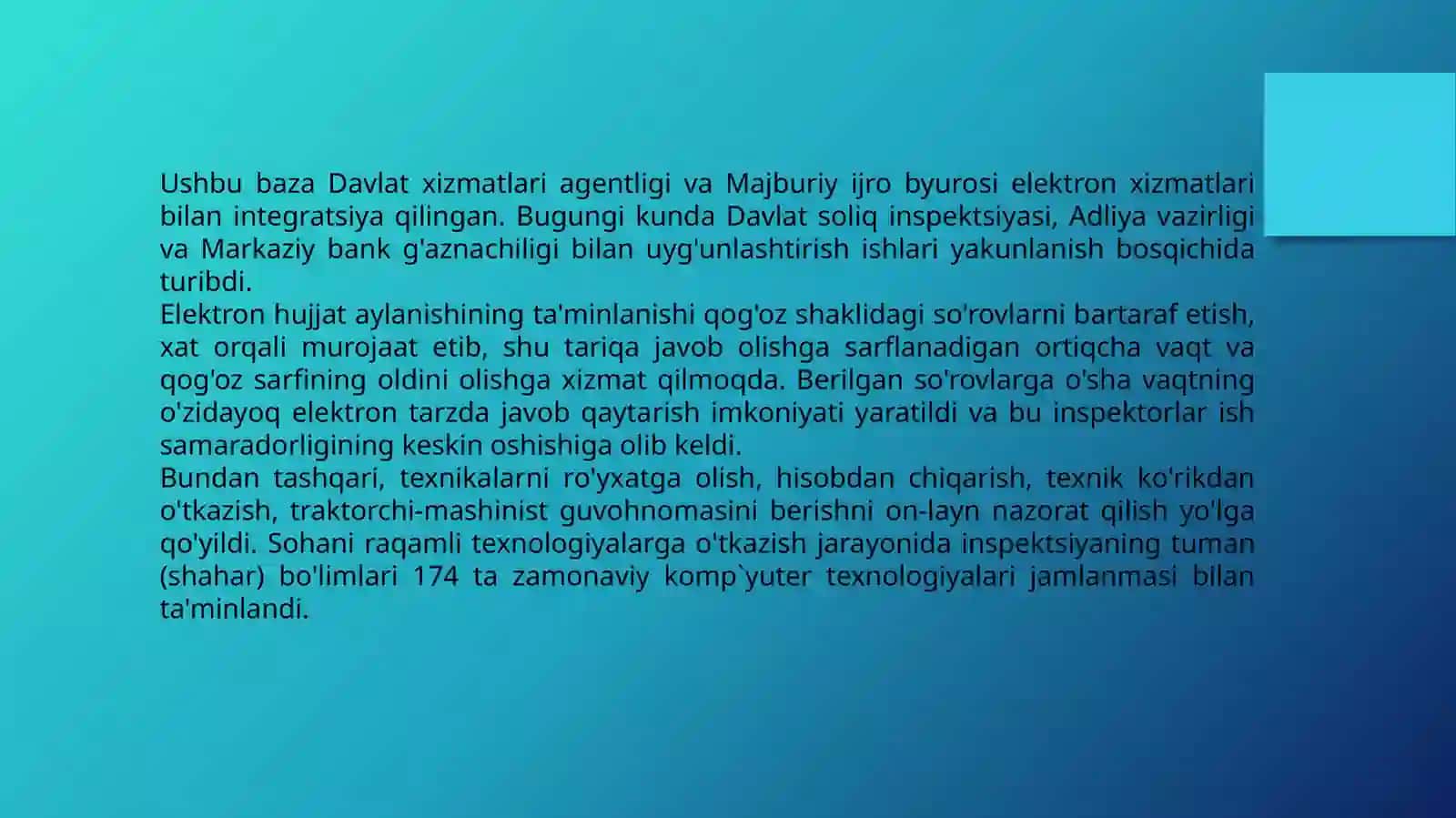 O’zbekistonda aqilli qishloq xo’jaligining mohiyati 4