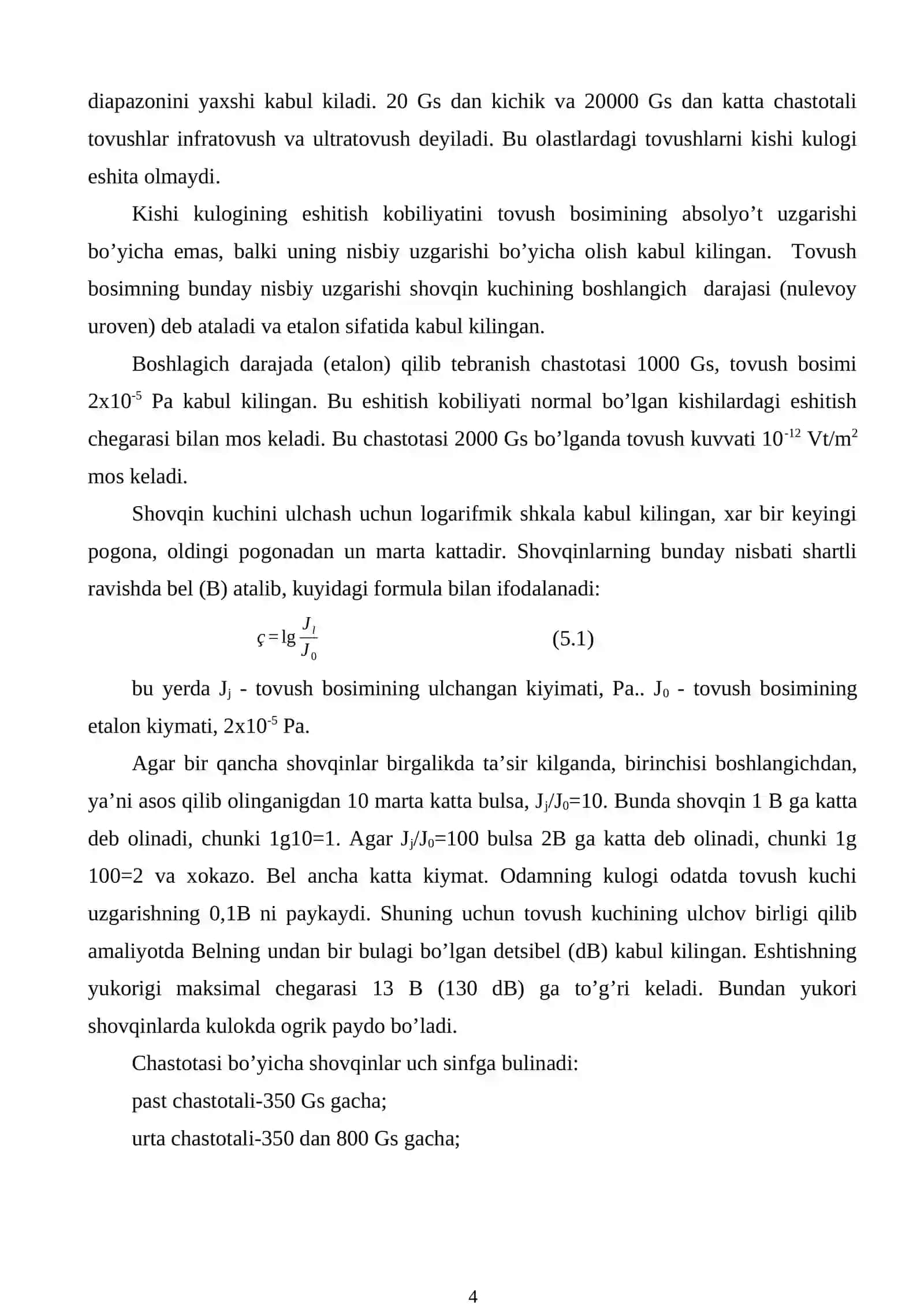 Shovqin va titrashdan himoyalanish 4