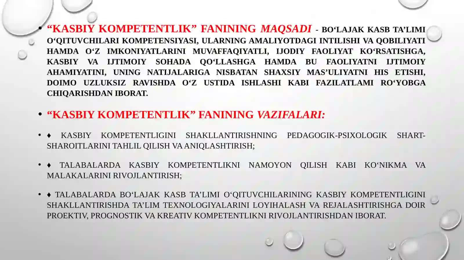 Akademikko’nikmalarvakasbiykompetentlikfanigakirish 4