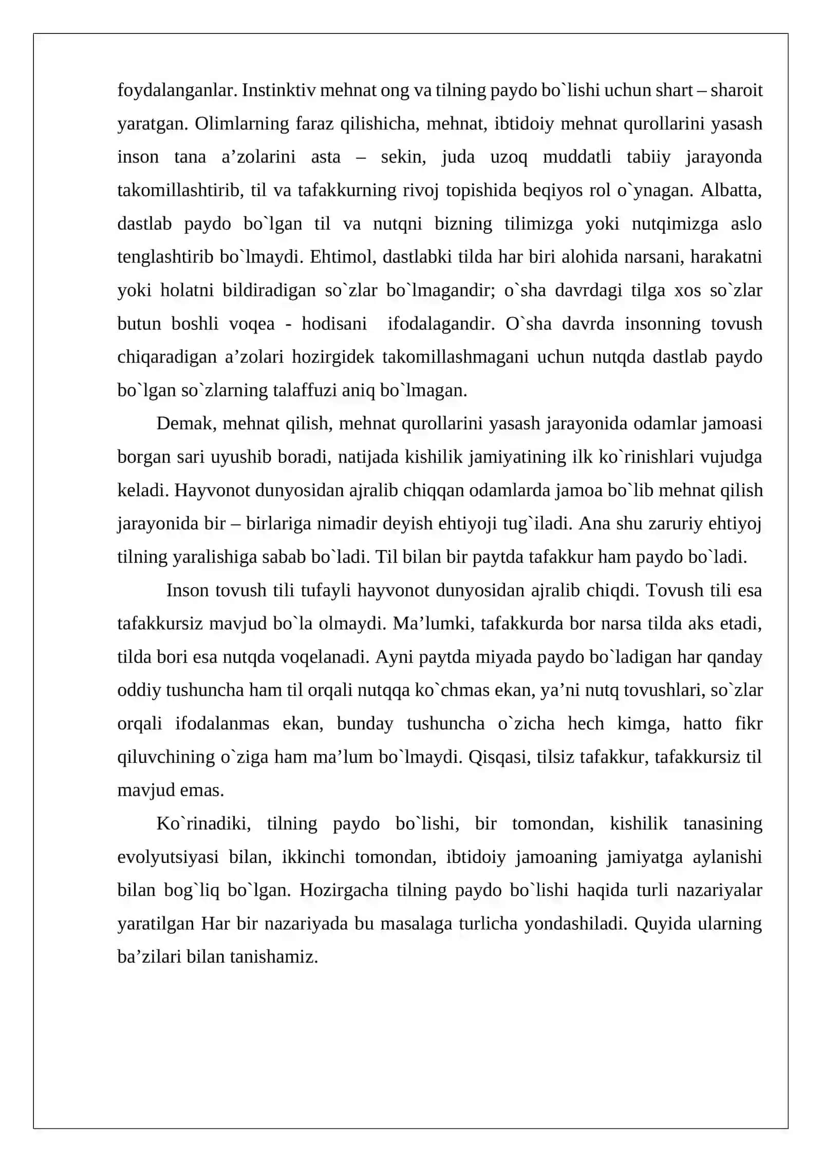 REFERAT Til oilalarining qiyosiy tipologiyasi 4