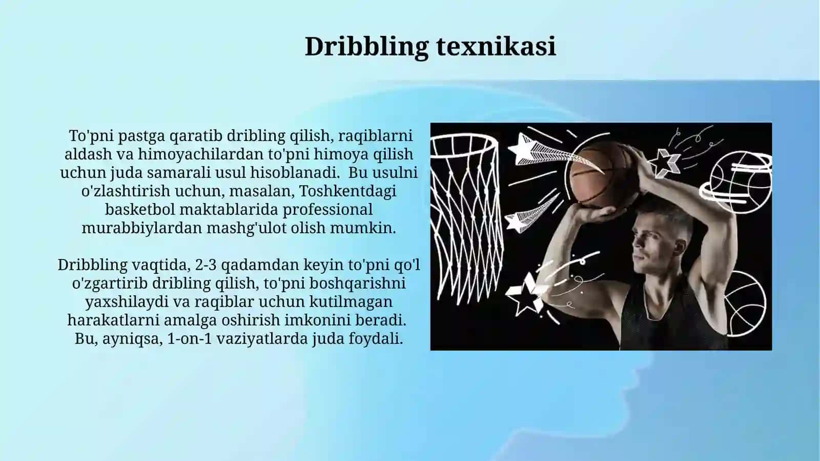 Basketbol oʻyin texnikasi va asoslari 4