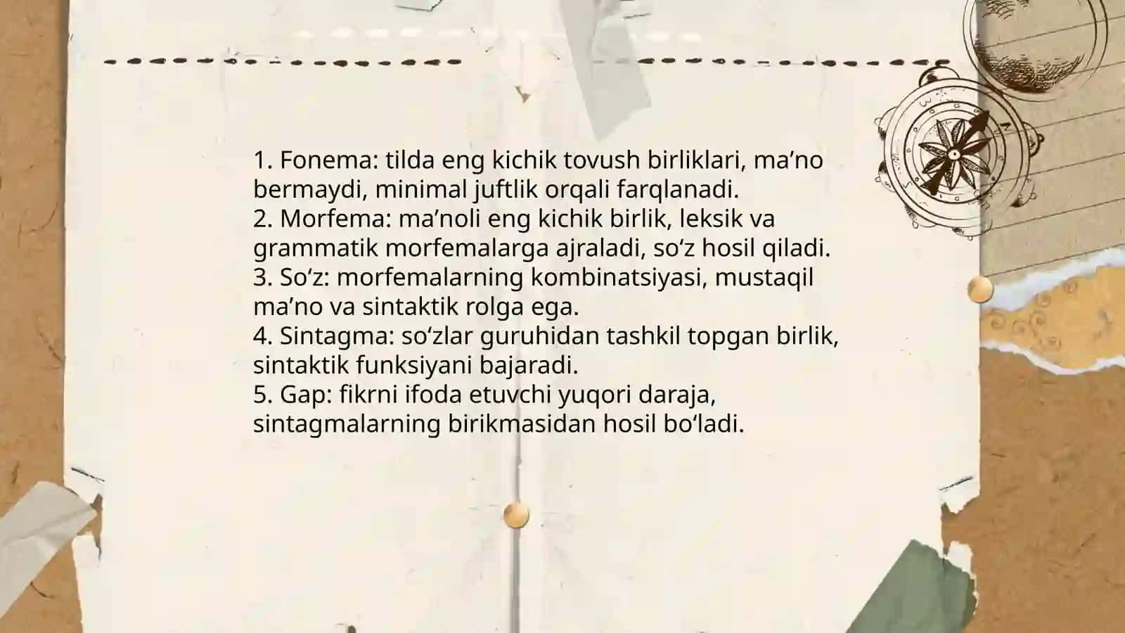 Til birligining oʻziga xos tabiati. Tillarni tasniflash asoslari 4