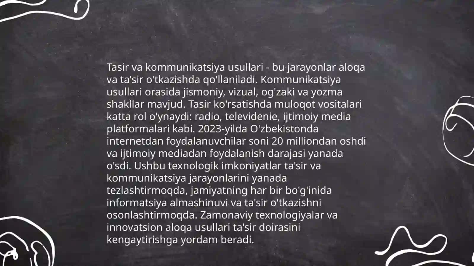 Tasir ko'rsatish 4