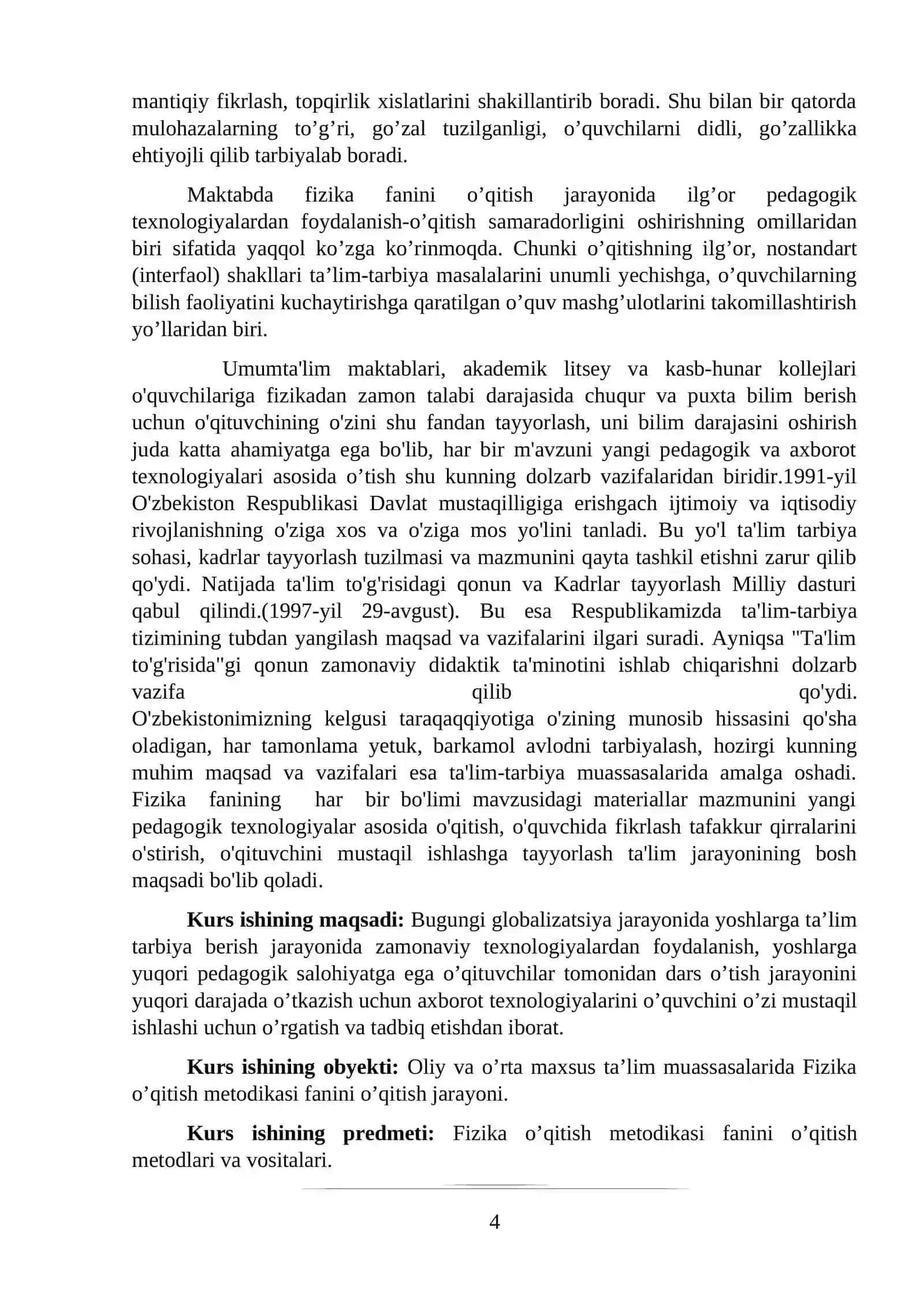 O’quvchilarning fizikani bilishga bo’lgan qiziqishlarini rivojlantirish 4