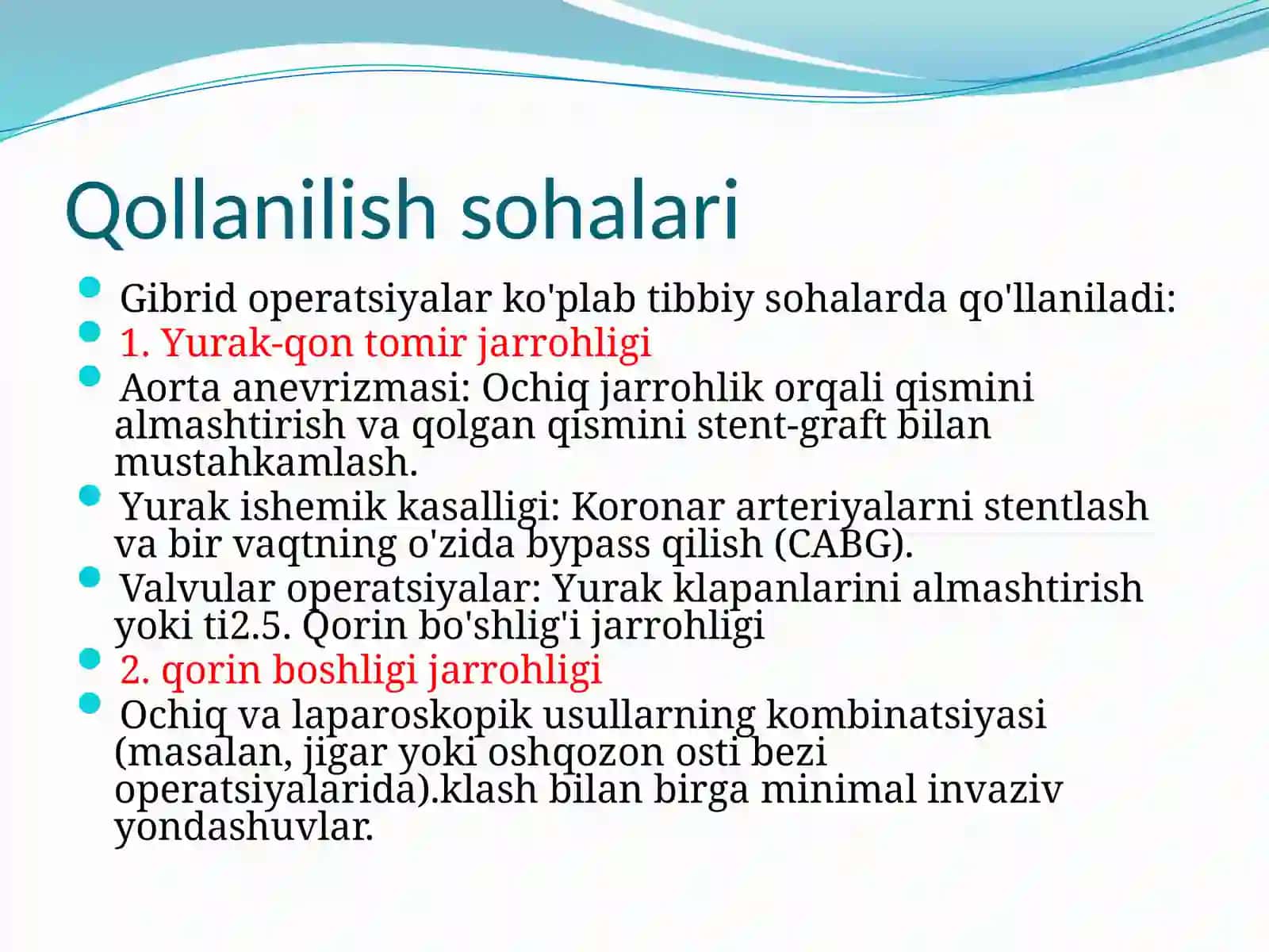 Gibrid operatsiyalar 4