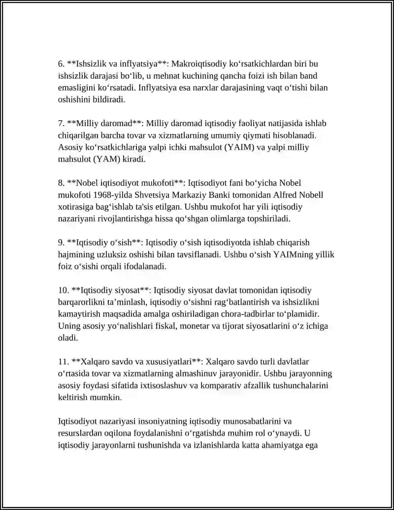IQTISODIYOT NAZARIYASI 4