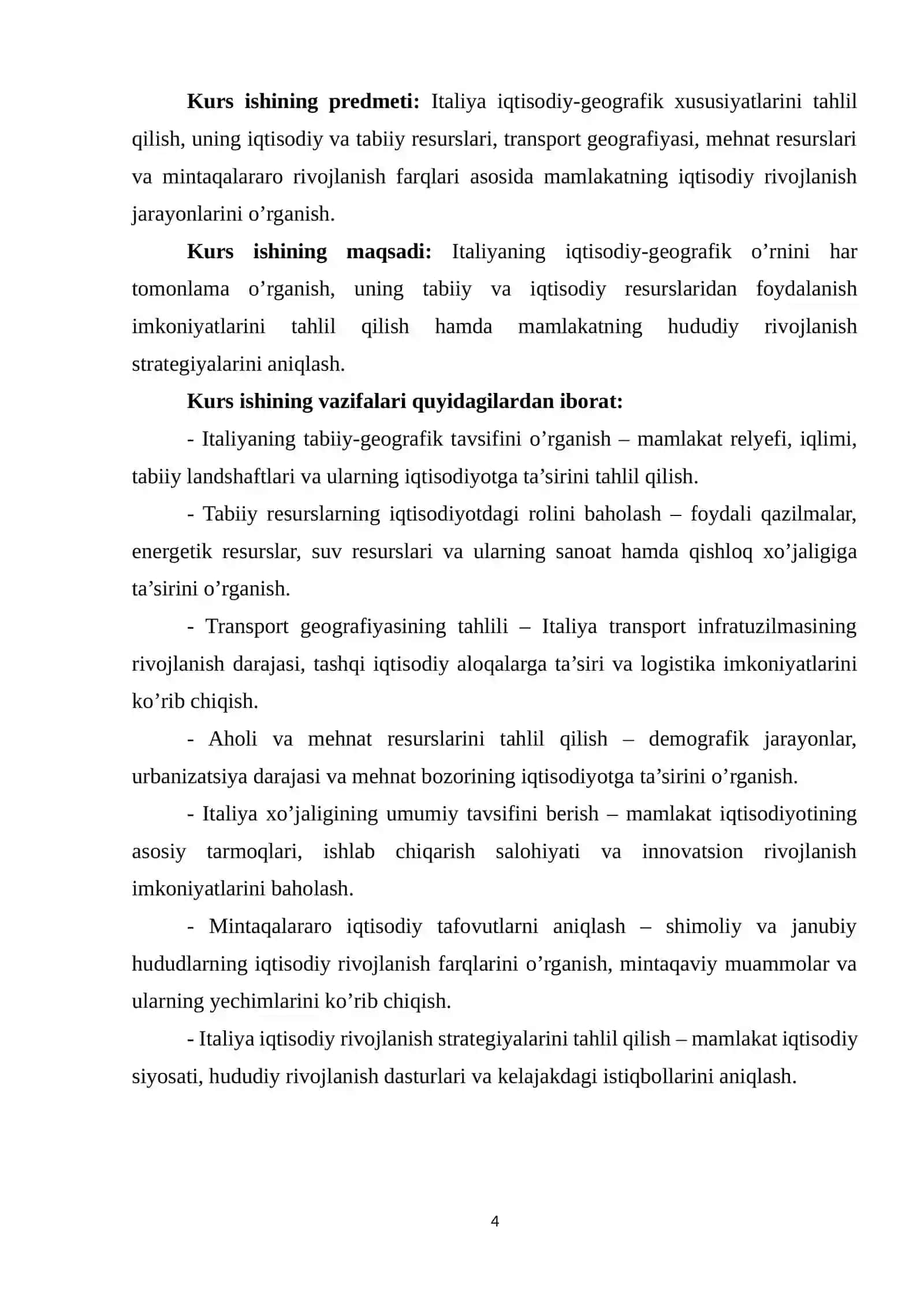 italiya iqtisodiy geografik o'rnining o'ziga xosligi 4