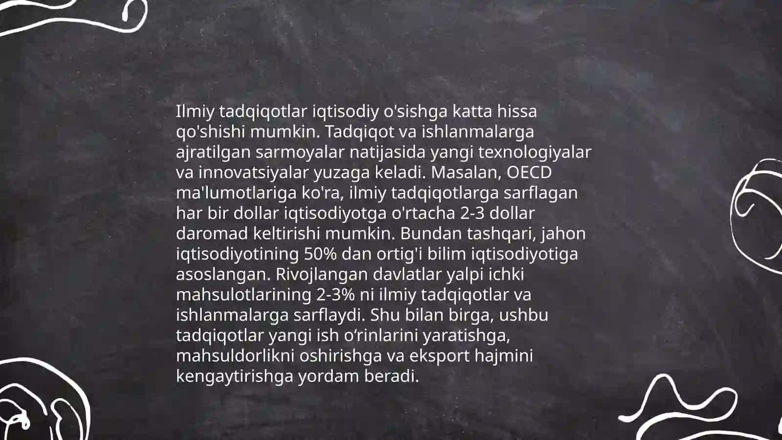 Ilmiy tadqiqotlarning joriy etilish samarasi 4