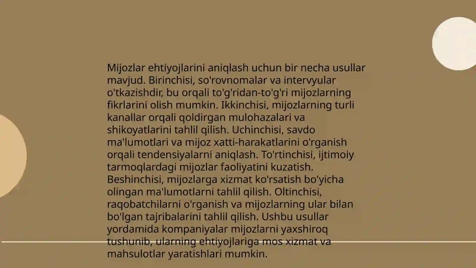 Professional xizmatlarni korsatish uchun talablar 4