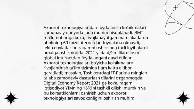 O'qituvchining texnologik madaniyatining tarkibiy qismlari 4