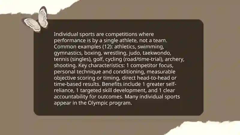 Types of sports 4