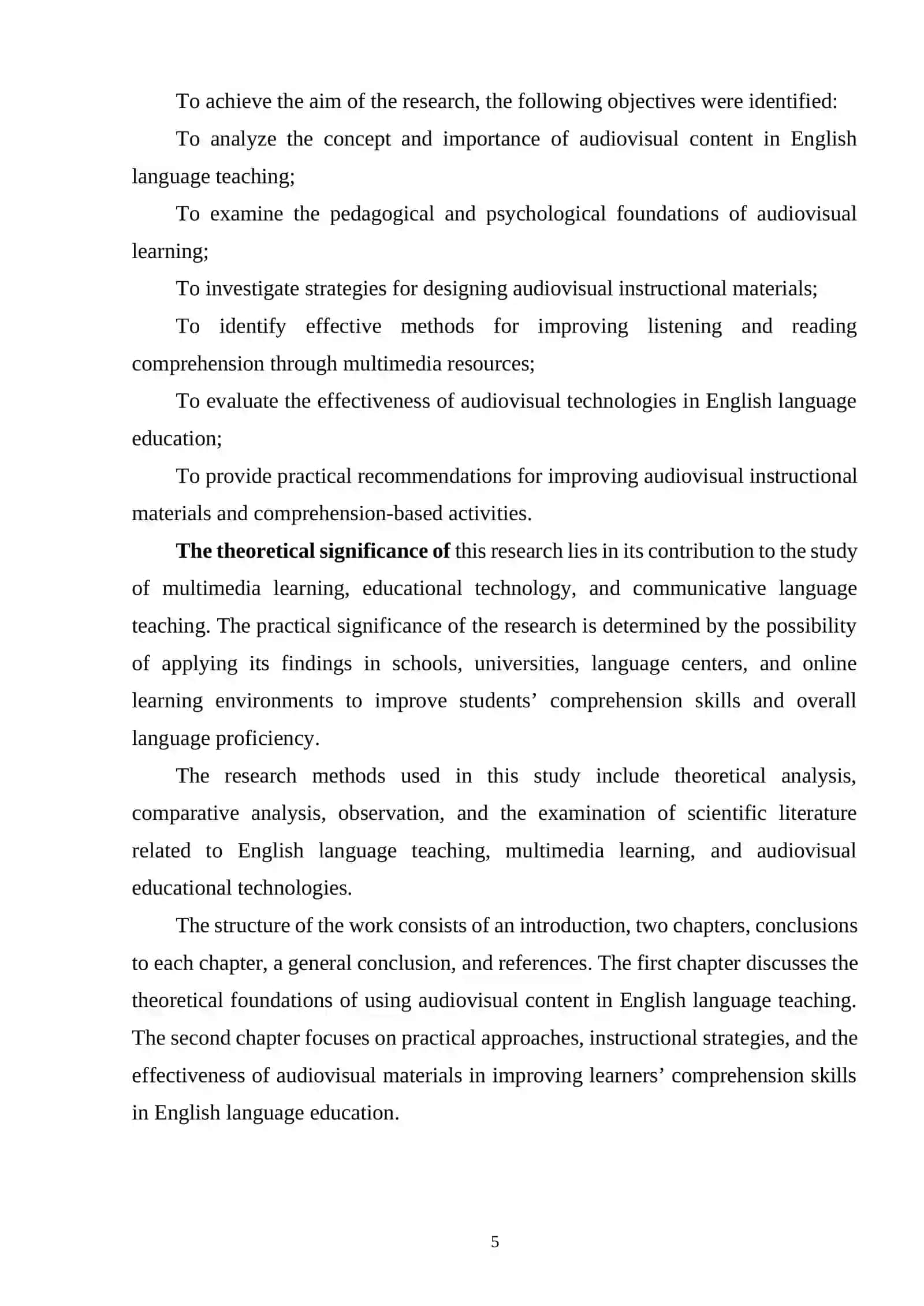 Developing Instructional Materials with Audiovisual Content for English Comprehension 4
