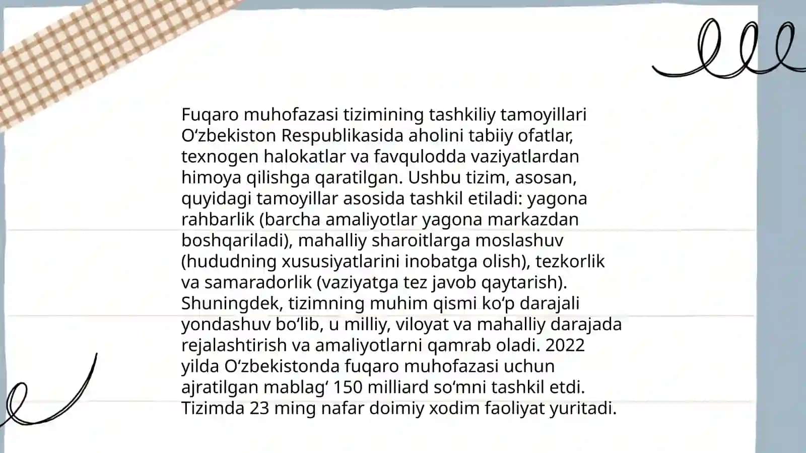 Fuqaro muhofazasi tibbiyot xizmati tuzilmalari, vazifasi, tashkiliy tamoyillar 4