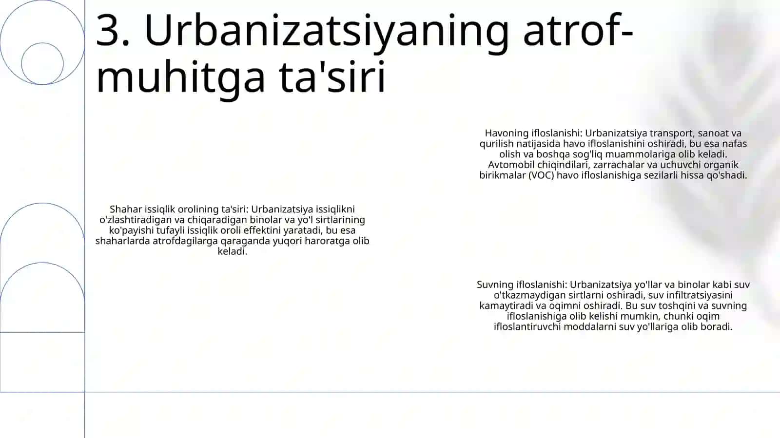 Urbanizatsiya Va Atrof Muhit 4