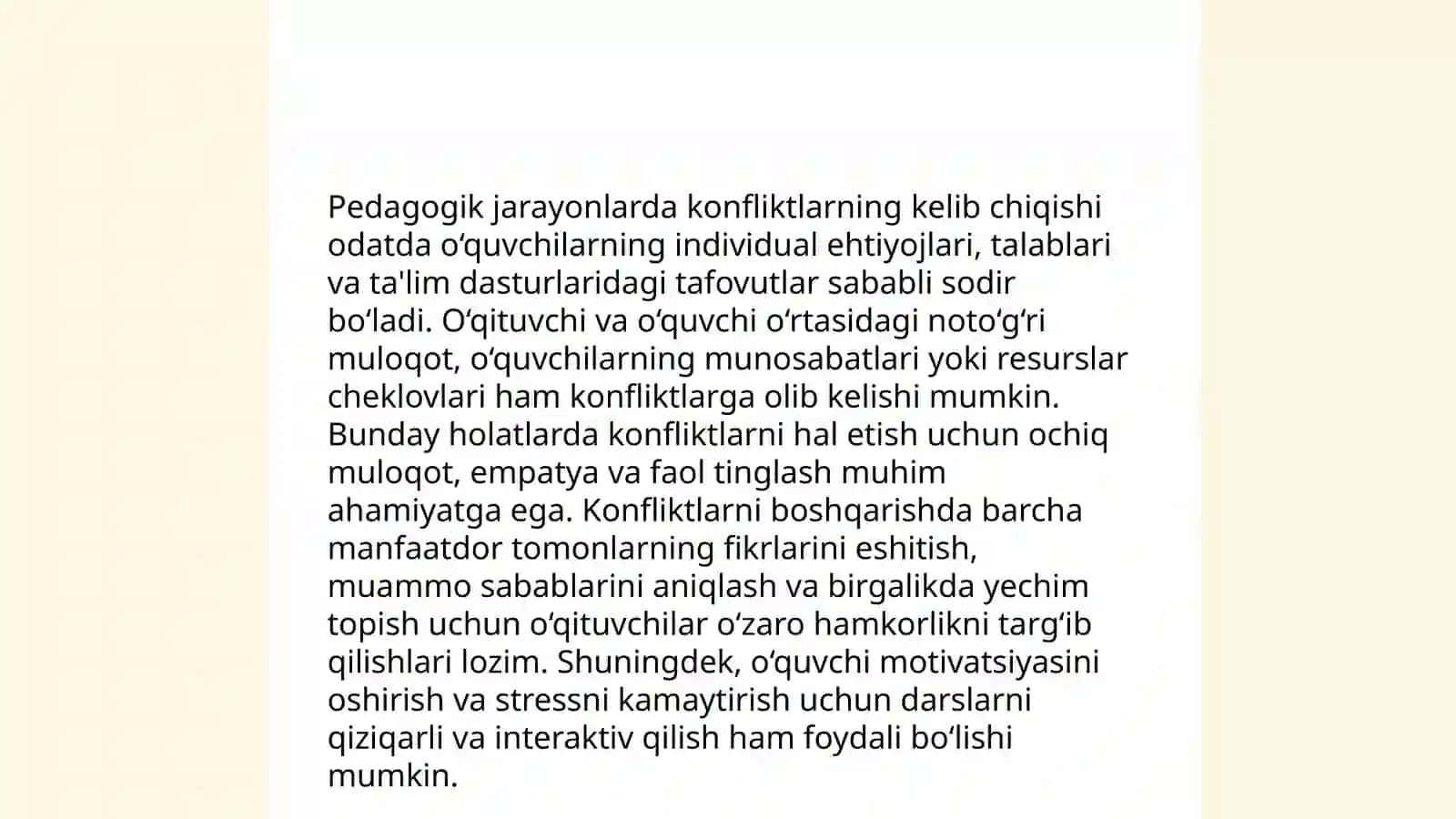 Pedagogik konfliktologiyada tolerantlik tushunchasi va mediatsiya qoidalari 4
