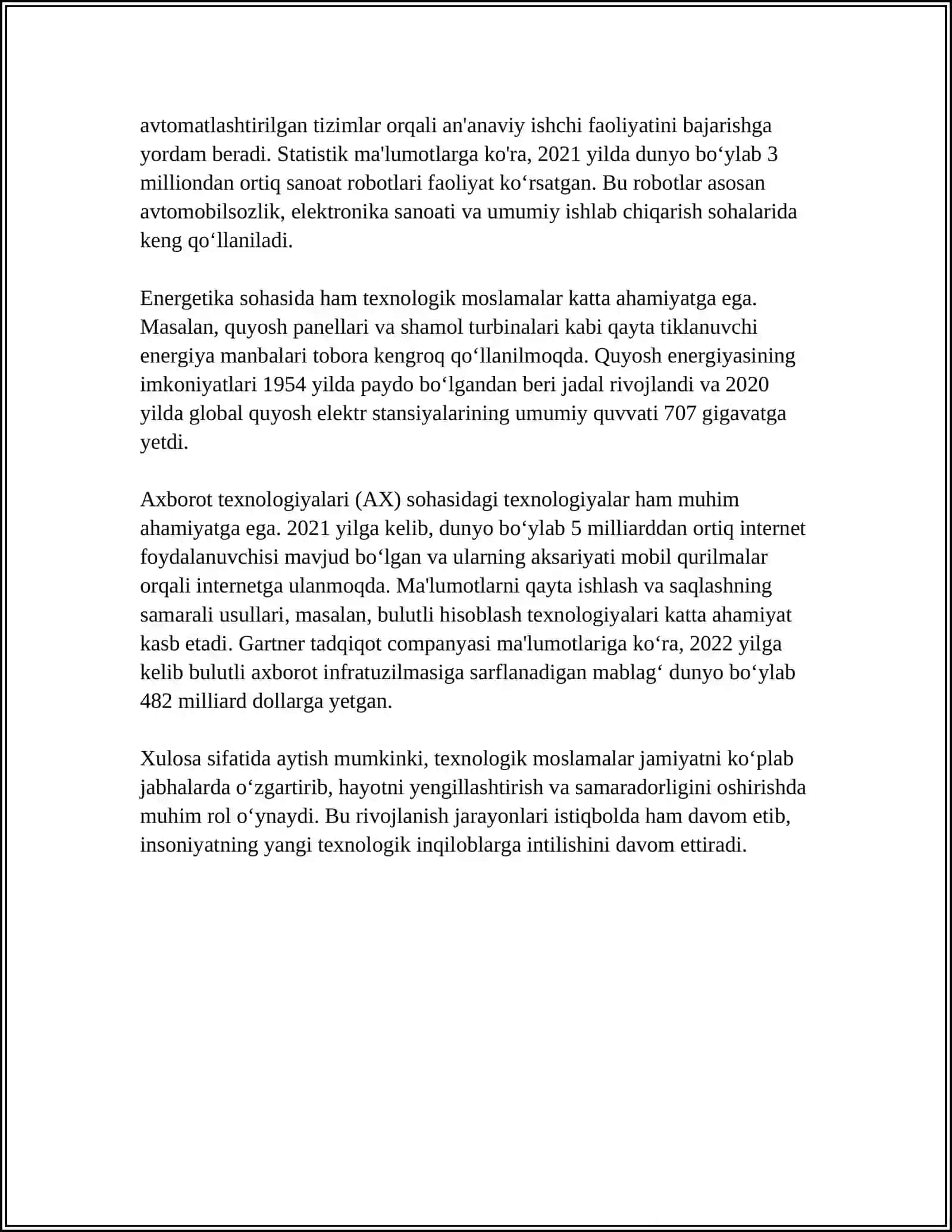 TEXNOLOGIK MOSLAMALARNI VAZIFALARI VA TASNIFLANISHI 4