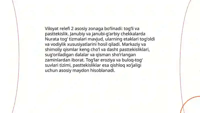 Jizzax Viloyati Haqida Maʼlumotlar 4