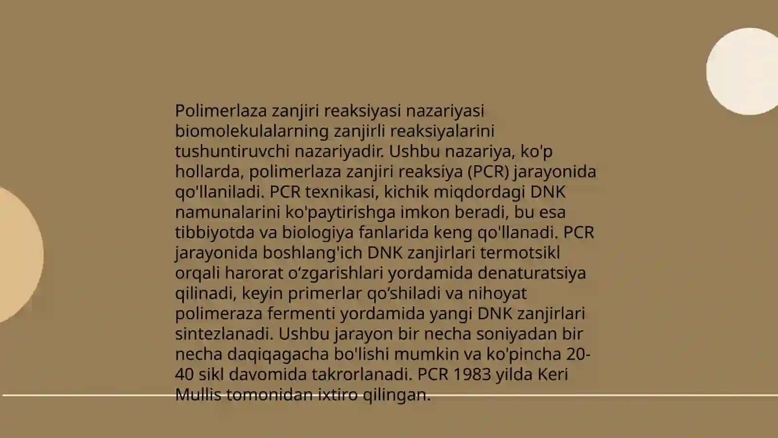 Gen zonalari usuli polimerlaza zanjiri reaksiyasi 4