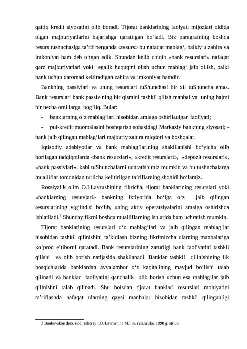 Tijorat banklari va ularning funktsiyalari 4