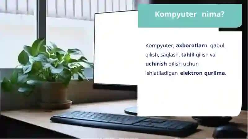 "Kompyuterning Asosiy va Qo‘shimcha Qurilmalari: Vazifalari va Ularning Muhimligi" 4