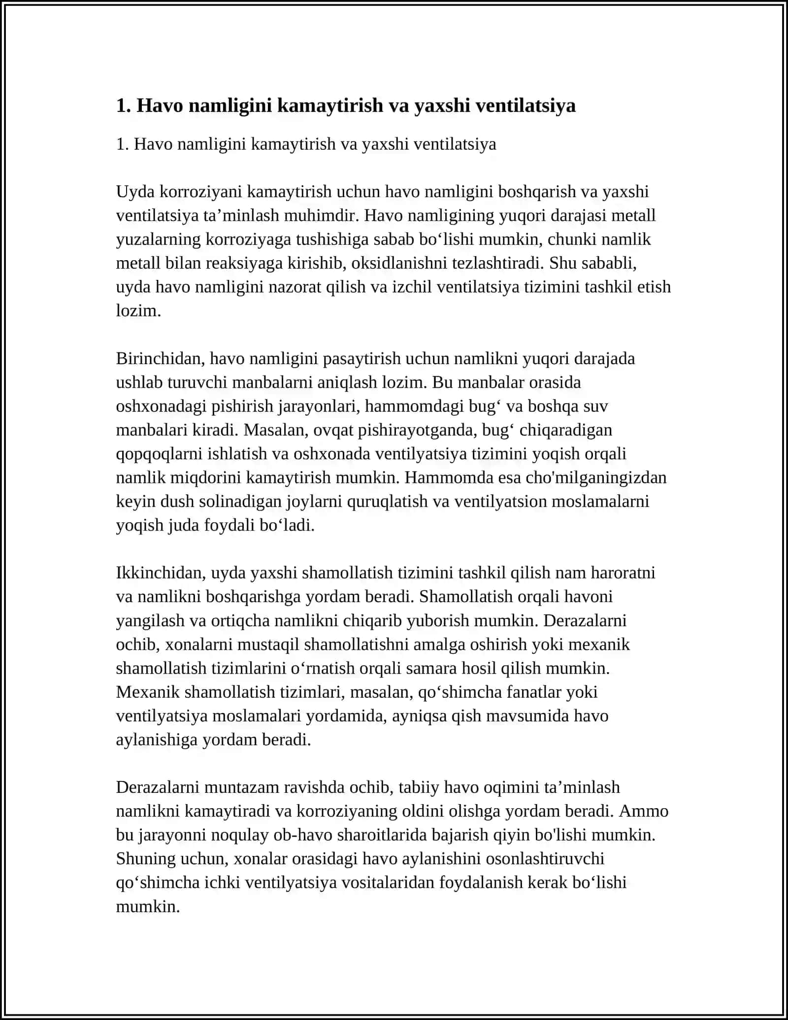UYDA KORROZIYANI KAMAYTIRISH YOLLARI 4