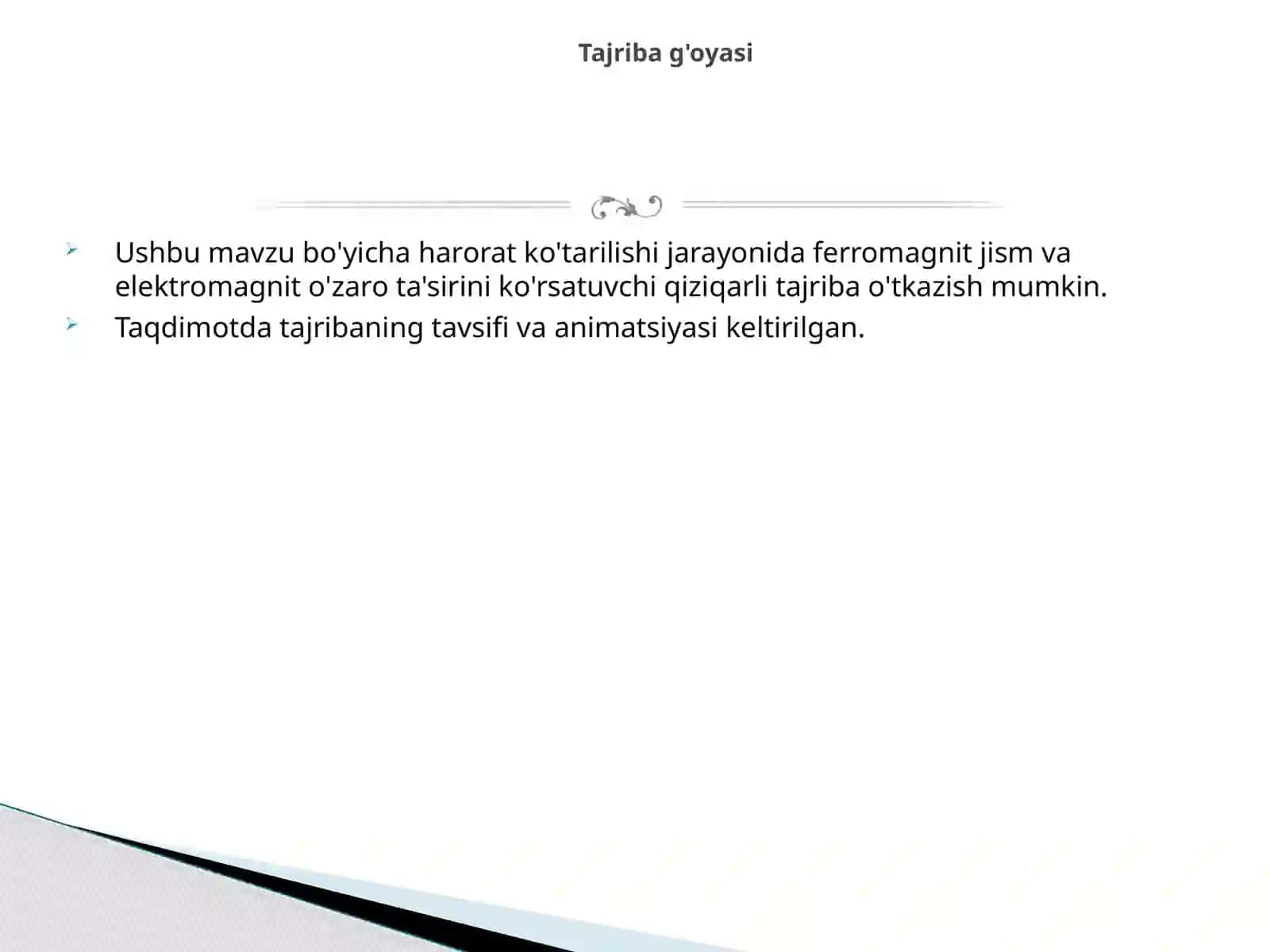 Fizika - Ferromagnetizm va Kyuri nuqtasi 4