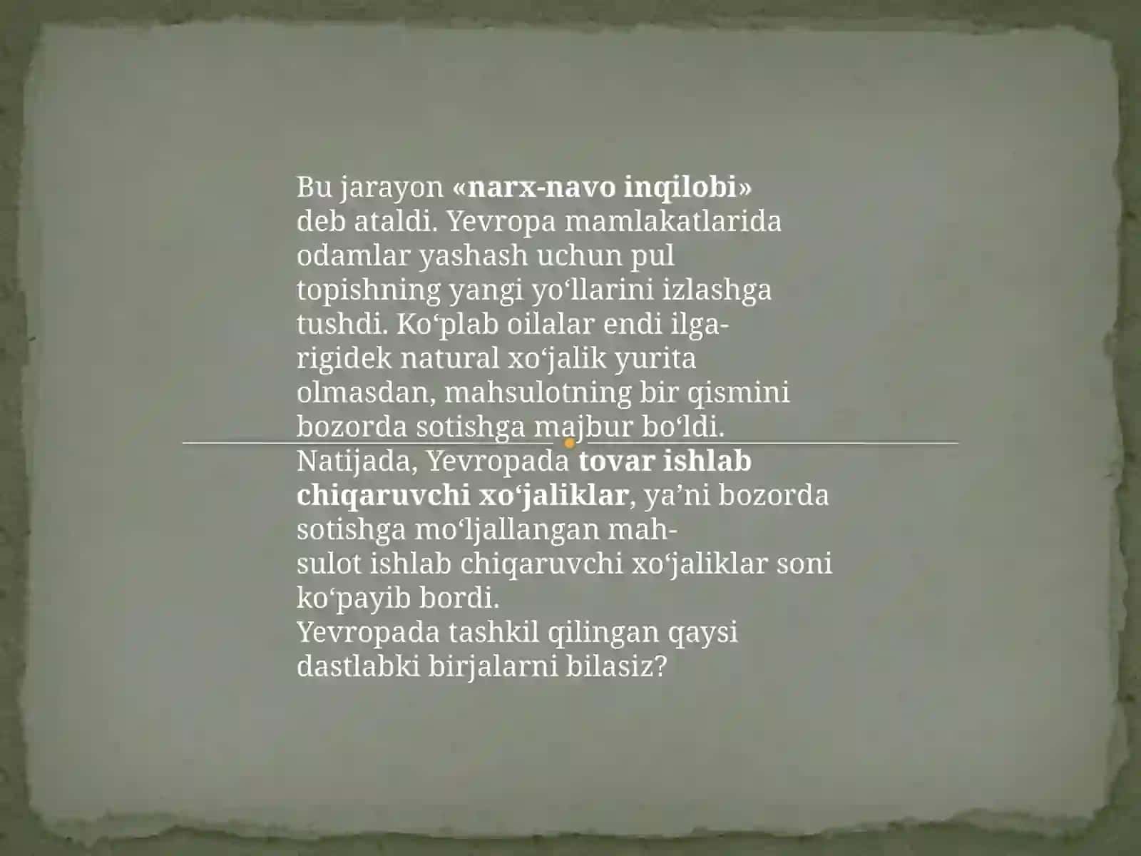 Yangidavrda Yevropa va Amerika qitalarida bir necha davlatlar xalqaro maydonda xal qiluvchi rol o‘ynay boshlashi 4