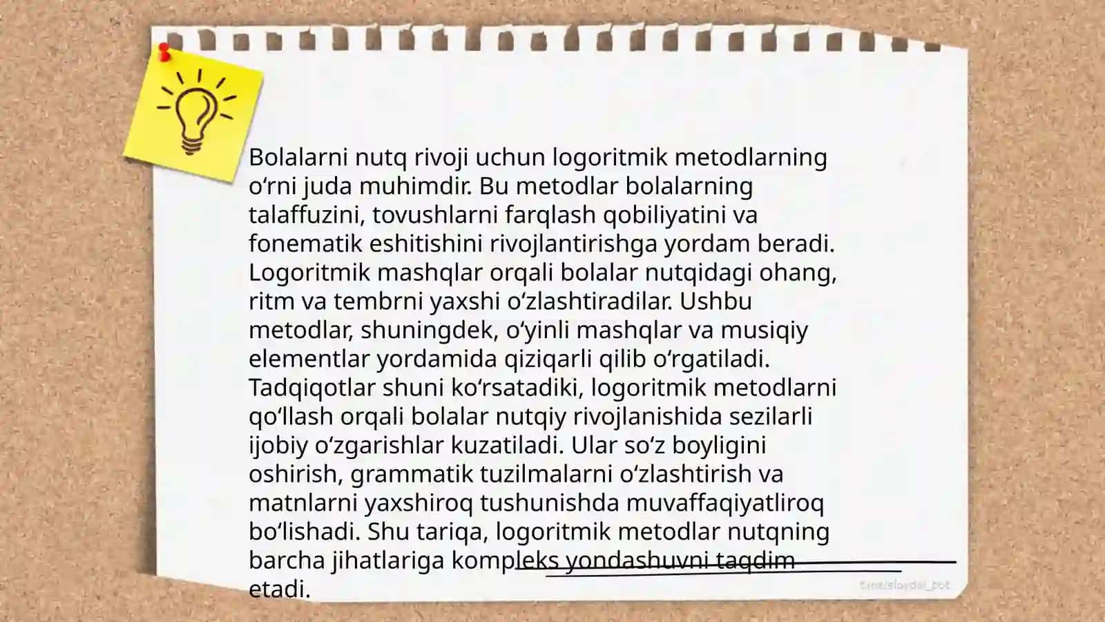 Bolalar bogchasining nutq guruhi pedagogik jamosi ota onalar bilan bolalarni logoritmik tarbiyalash masalalari boyicha ishni tashkil qilish usullari 4