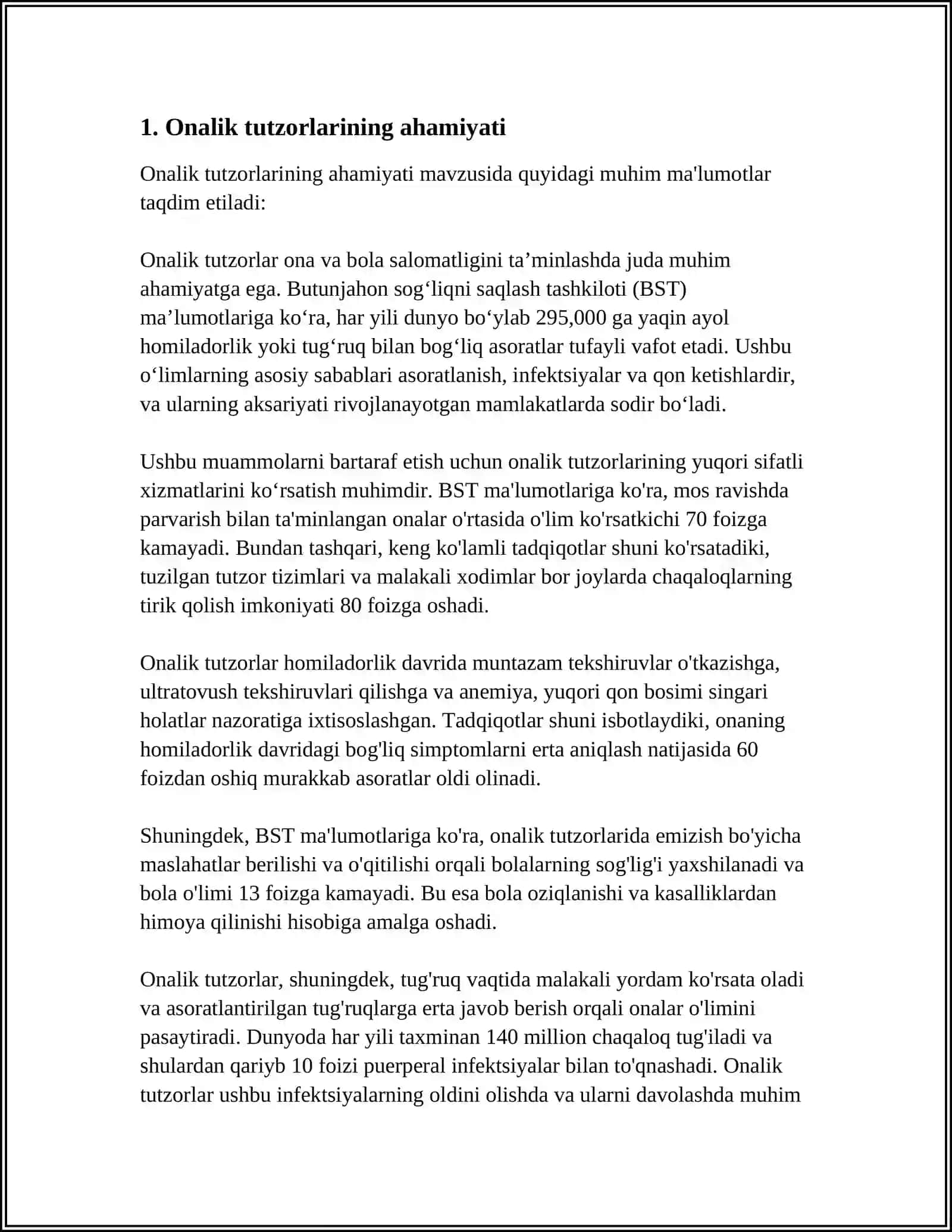 TUTCHILIKKA IXTISOSLASHGAN FERMER XOʻJALIKLARIDA ONALIK TUTZORLARINI TASHKIL ETISH 4