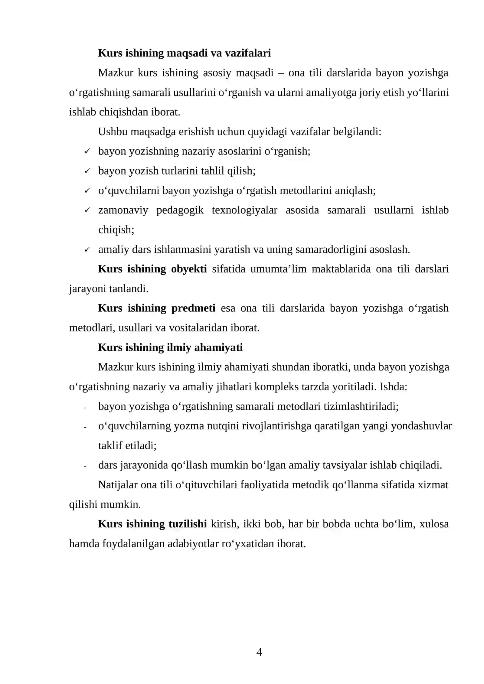 Ona tili metodikasi fanidan bayon yozishga o‘rgatish usullari 4