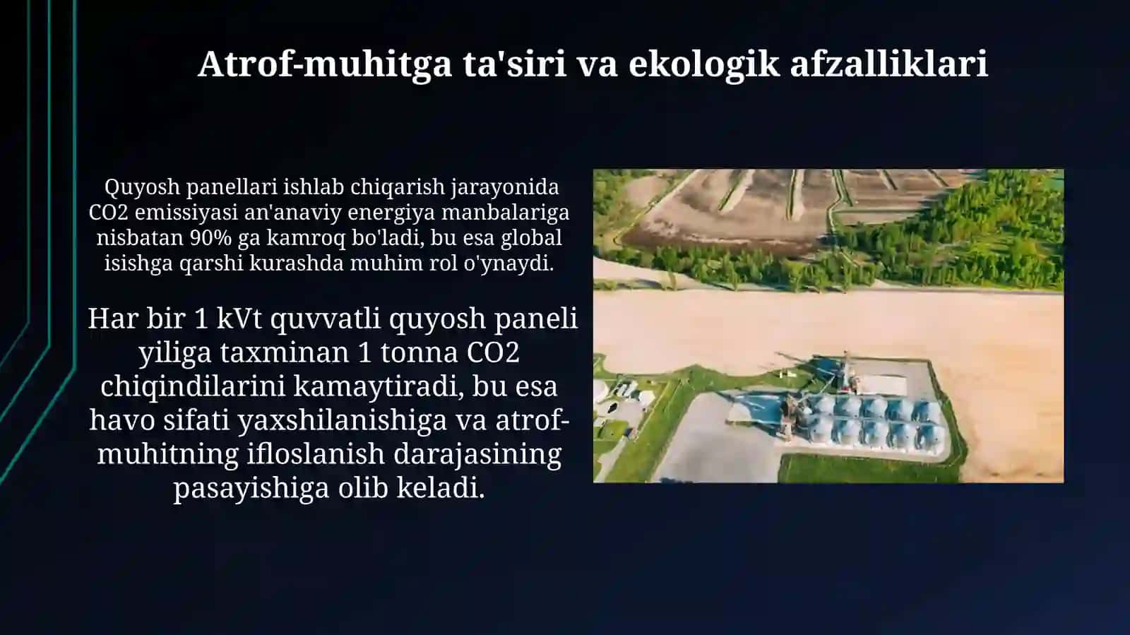 Quyosh batareyalarini olinishi va uning ahamiyati 4