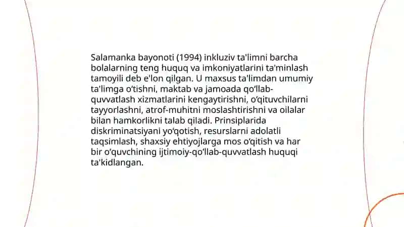 BMT Nogironlar Huquqlari Toʻgʻrisidagi Konventsiyasi (CRPD) va inklyuziv taʼlim 4