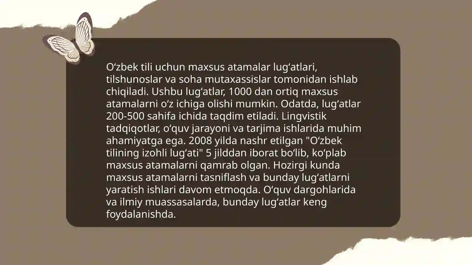 Oʻquv lugʻatlari 4