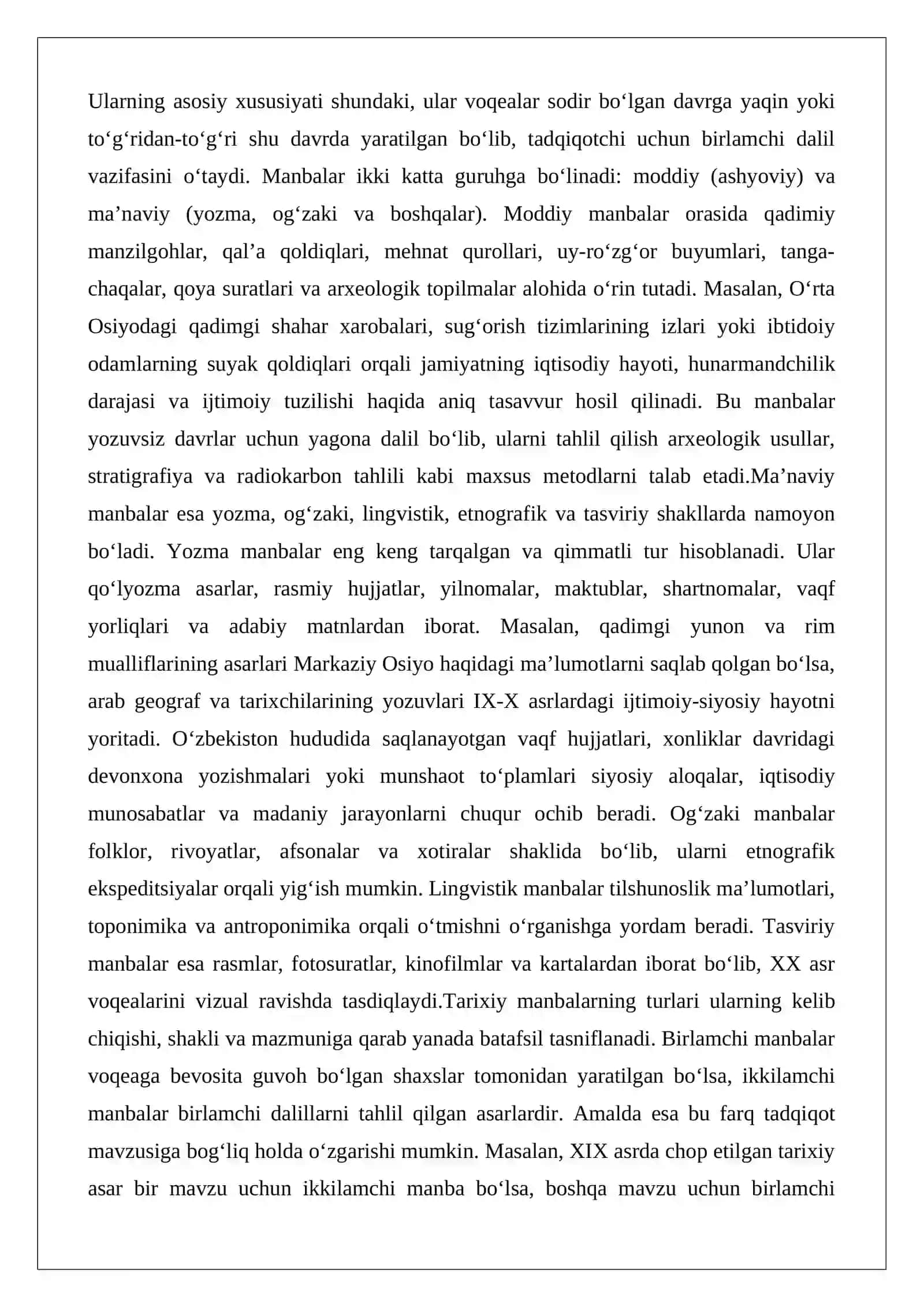 Kutubxona, qo‘lyozma va arxiv fondlari tarixiy tadqiqotlarning manba bazasi sifatida (xalqaro va mahalliy tajriba) 4