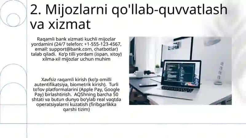 Raqamli bank servisini tashkil etish yoʻllari 4
