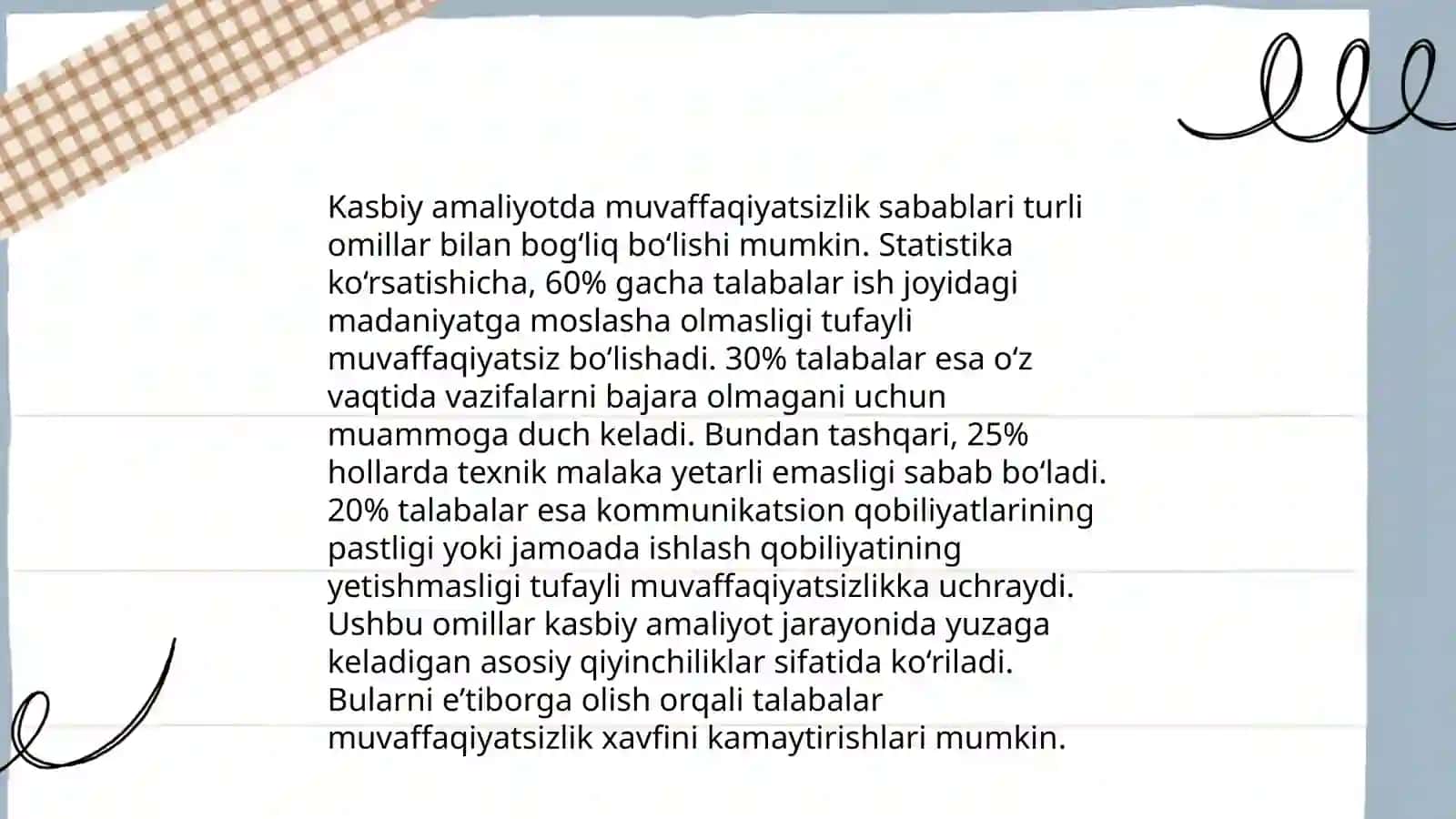 Kasbiy magʻlubiyat mohiyati va uni oldini olish yoʻllari 4
