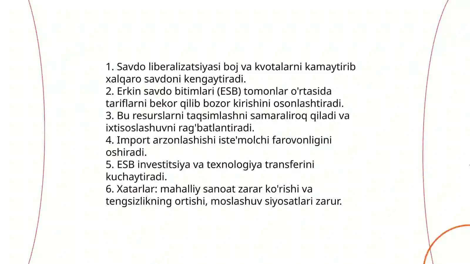 Globallashuv omillari va jahon iqtisodiyotining rivojlanish bosqichlari 4