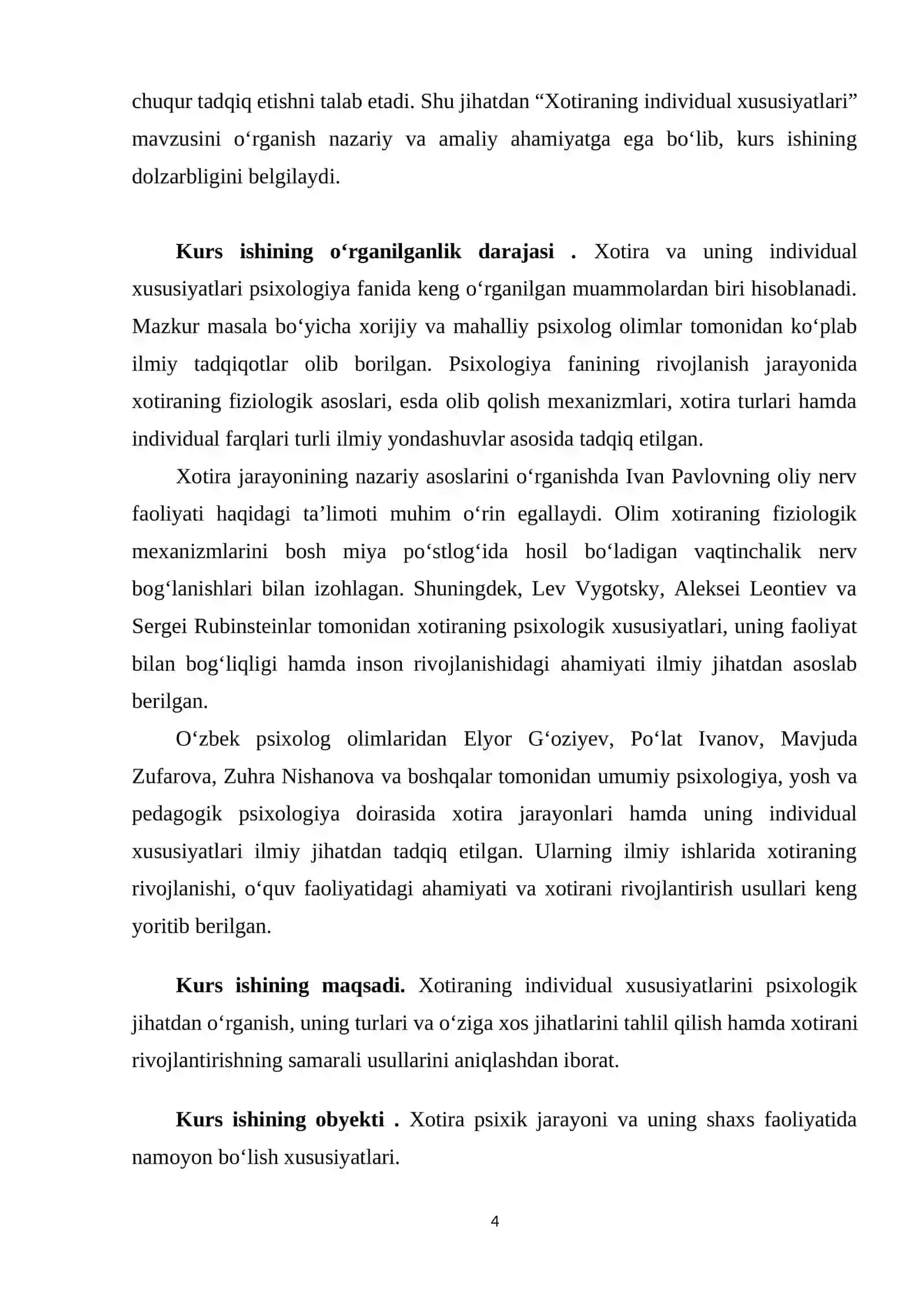 XOTIRANING INDIVIDUAL XUSUSIYATLARI 4