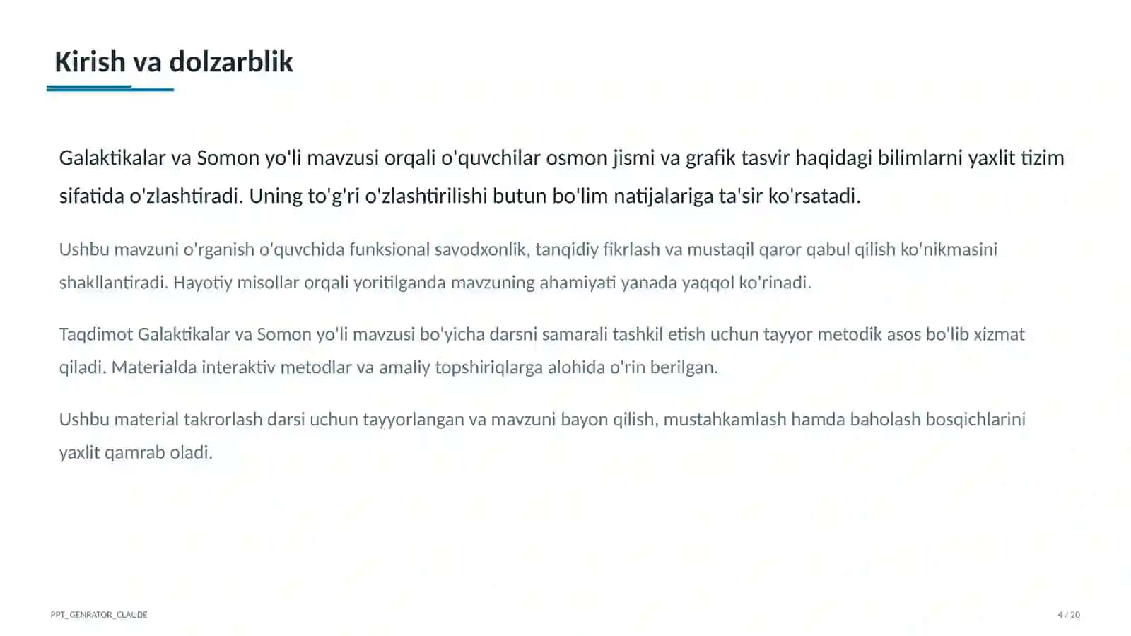 Galaktikalar va Somon yo'li (11-sinf) 4