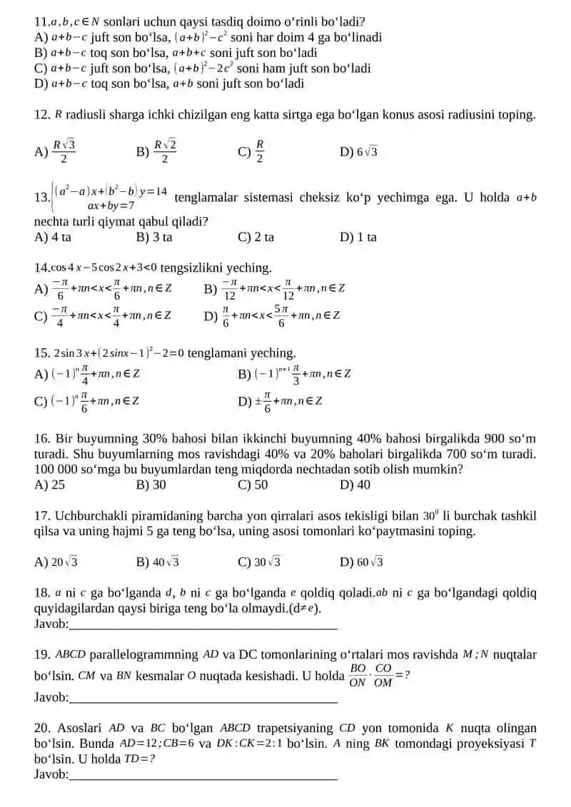 Matematika 4