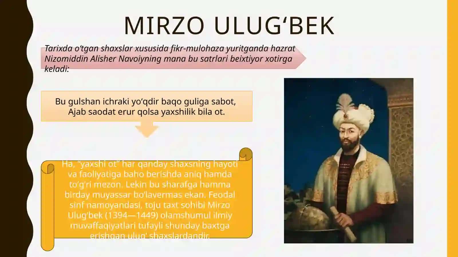 mirzo ulug‘bek. To‘rt ulus tarixi, 1994 y. 4