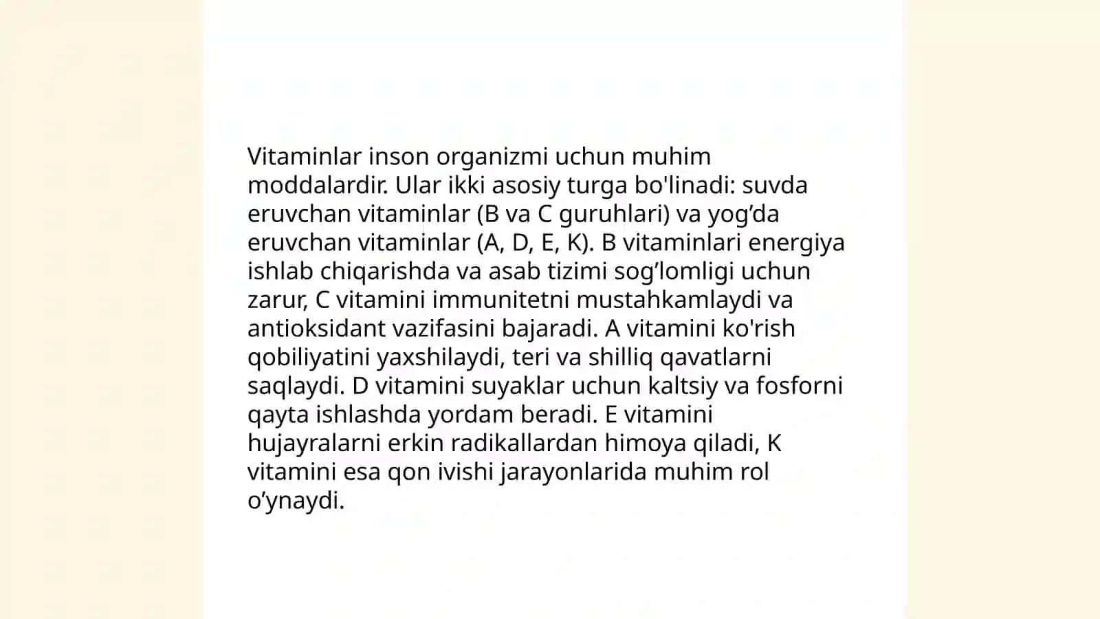 Vitaminlar 4