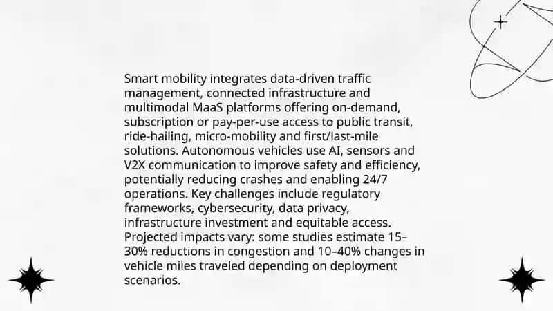 Urban developments and Smart cities 4